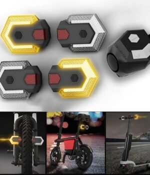 LED Bike Light with Wireless Remote – Horn & Taillight