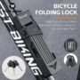 WEST BIKING Portable Folding Bike Lock – Durable Anti-Theft Security for Bicycles & Scooters