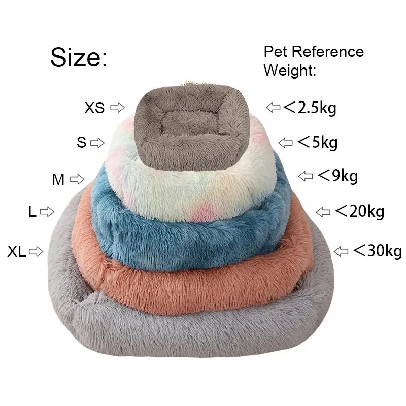 Rectangle Plush Dog Bed – Warm Winter Mat for Small, Medium & Large Pets - Image 2