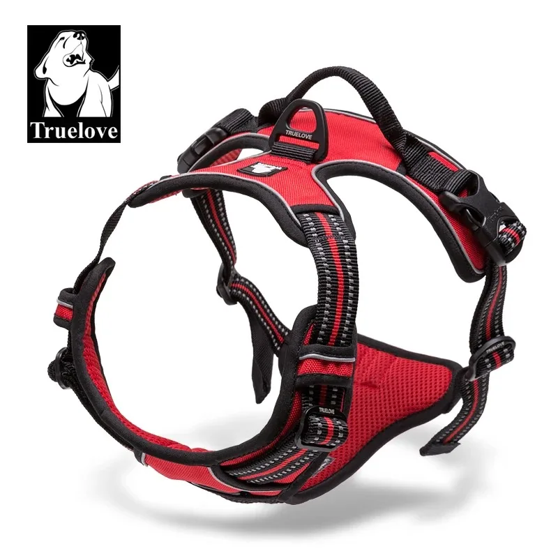 Truelove All-Weather Reflective Dog Harness – Nylon, Padded & Adjustable