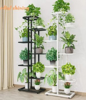 Cordlal Iron Plant Stand – Multi-Layer Flower Pot Rack