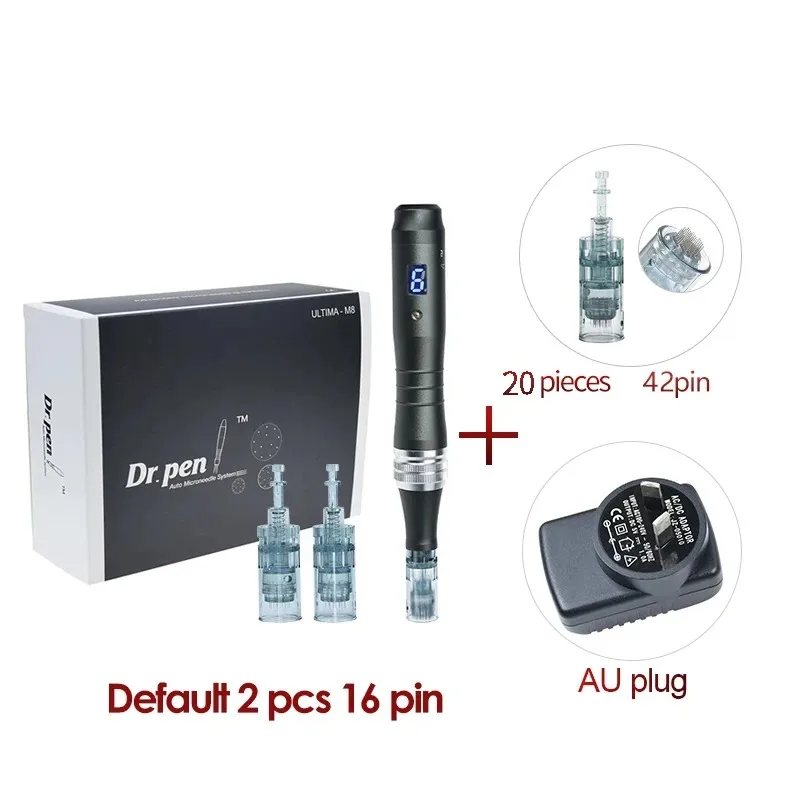 Dr pen Ultima M8 With 22 Cartridge Wireless Derma Microneedle Pen Skincare Kit MTS Treatment Professionals Use Beauty Machine - Image 6