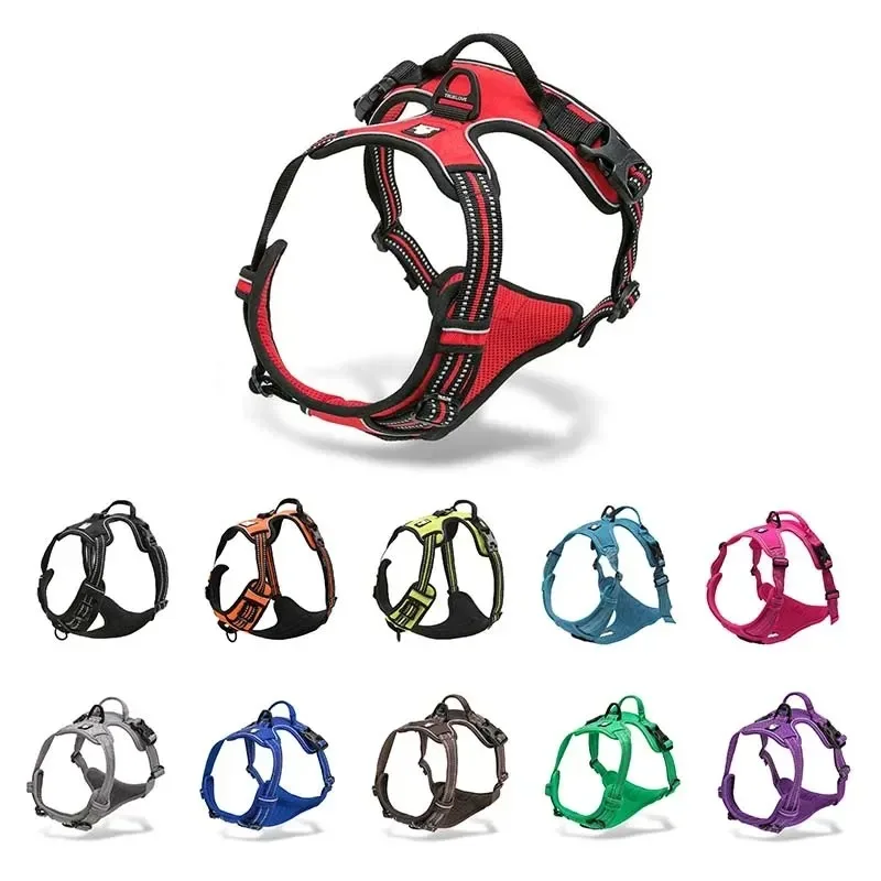 Truelove All-Weather Reflective Dog Harness – Nylon, Padded & Adjustable - Image 3