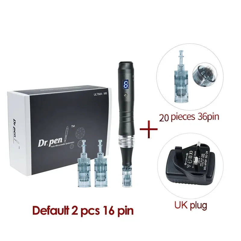 Dr pen Ultima M8 With 22 Cartridge Wireless Derma Microneedle Pen Skincare Kit MTS Treatment Professionals Use Beauty Machine - Image 7