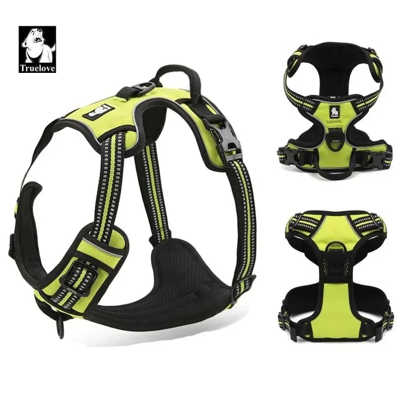 Truelove All-Weather Reflective Dog Harness – Nylon, Padded & Adjustable - Image 4