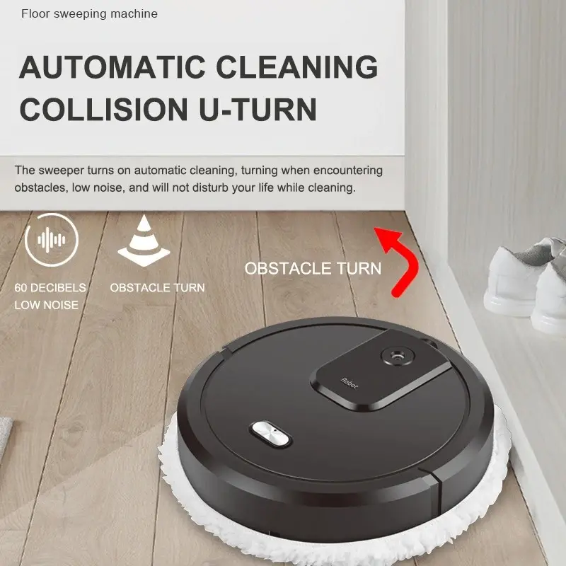 Smart Robot Vacuum & Mop Cleaner – Dry & Wet, Rechargeable - Image 4