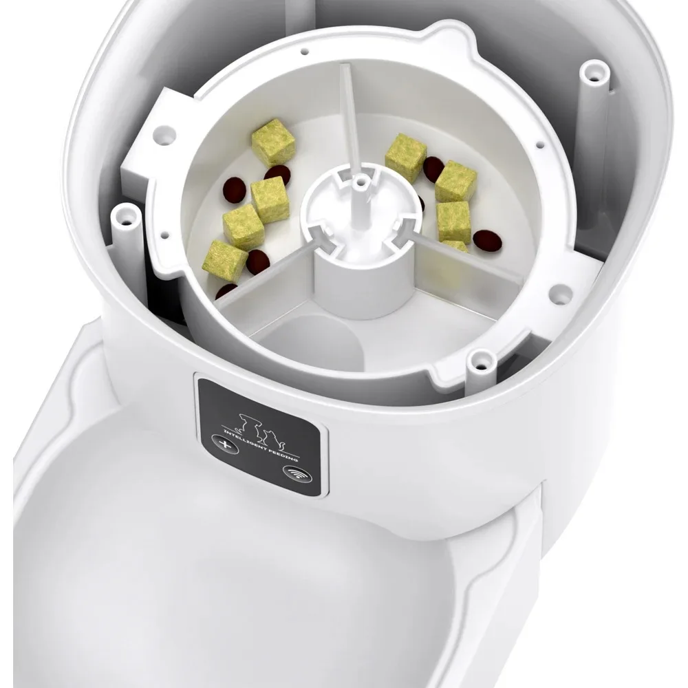 Intelligent 4L Cat & Dog Feeder – WiFi and Manual Button Pet Food Dispenser - Image 5