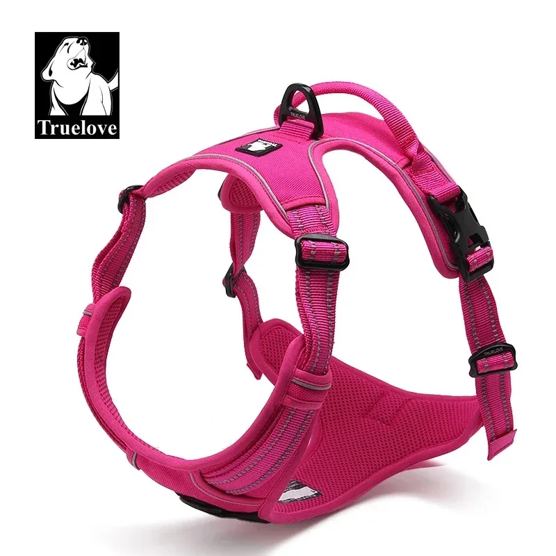 Truelove All-Weather Reflective Dog Harness – Nylon, Padded & Adjustable - Image 8