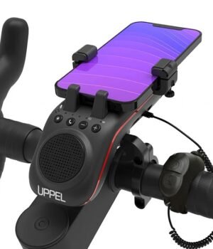 UPPEL 10-in-1 Bike Light – Phone Holder & Bluetooth Speaker