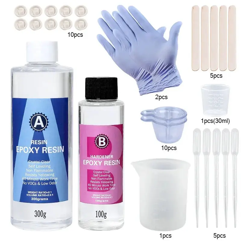 Crystal Clear Epoxy Resin Kit – Jewelry & DIY Art - Image 13