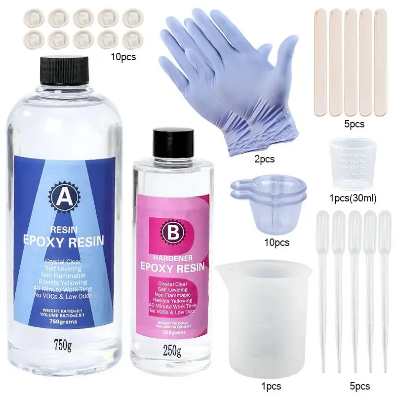 Crystal Clear Epoxy Resin Kit – Jewelry & DIY Art - Image 15